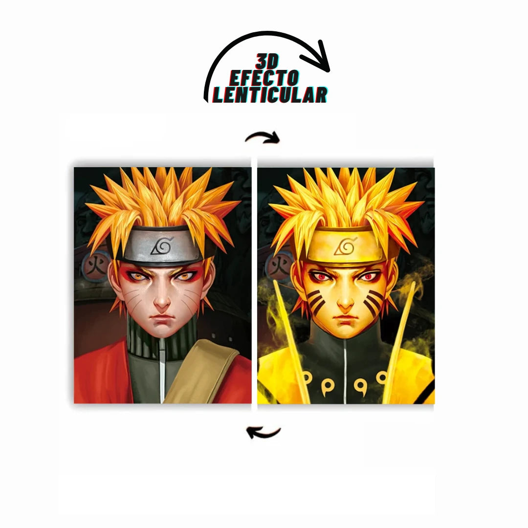 Poster 3D Naruto - Flex Shop