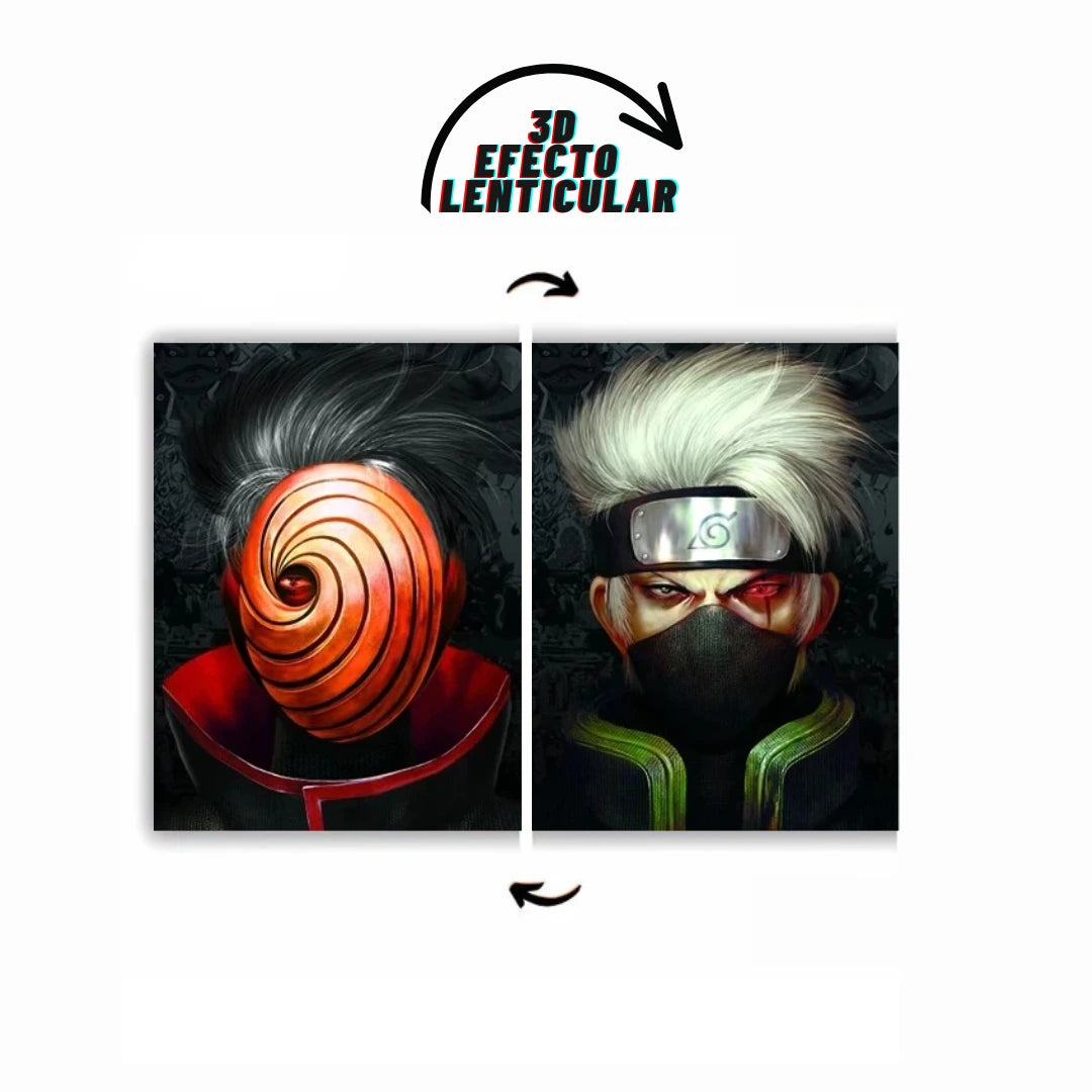 Poster 3D Naruto - Flex Shop
