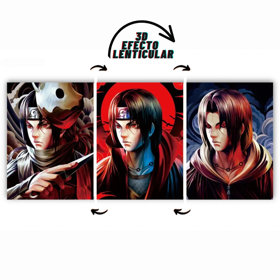 Poster 3D Naruto - Flex Shop