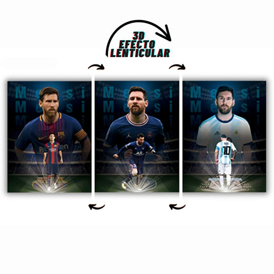 Poster 3D GOAT – Messi vs Cristiano ⚽