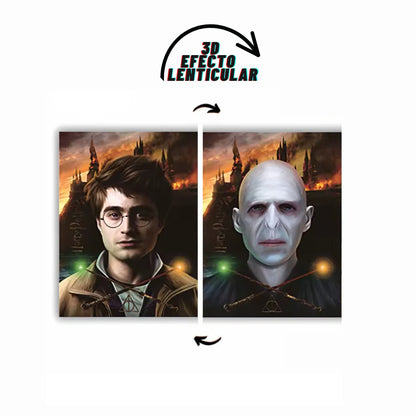 Poster 3D Harry Wizards