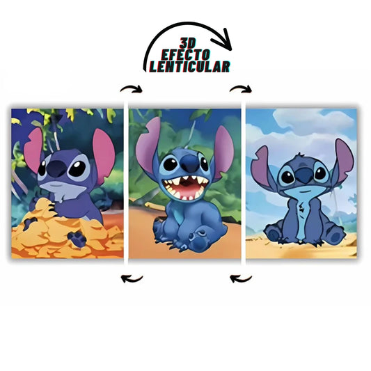 Poster 3D Stitch🌺
