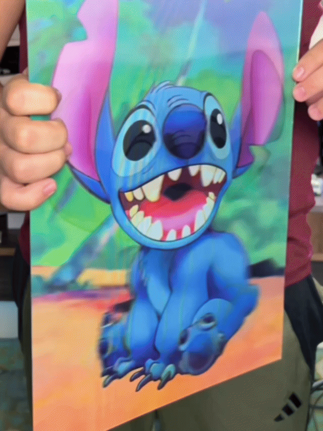 Poster 3D Stitch🌺