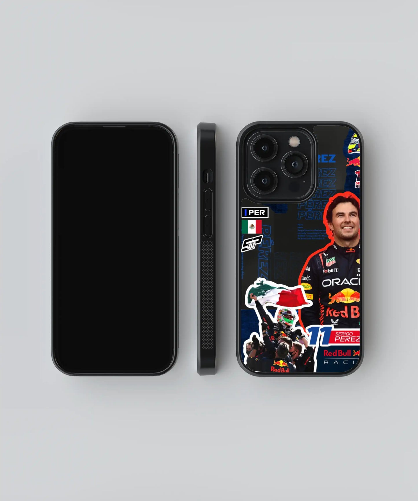 Checo Pérez F1 Collage