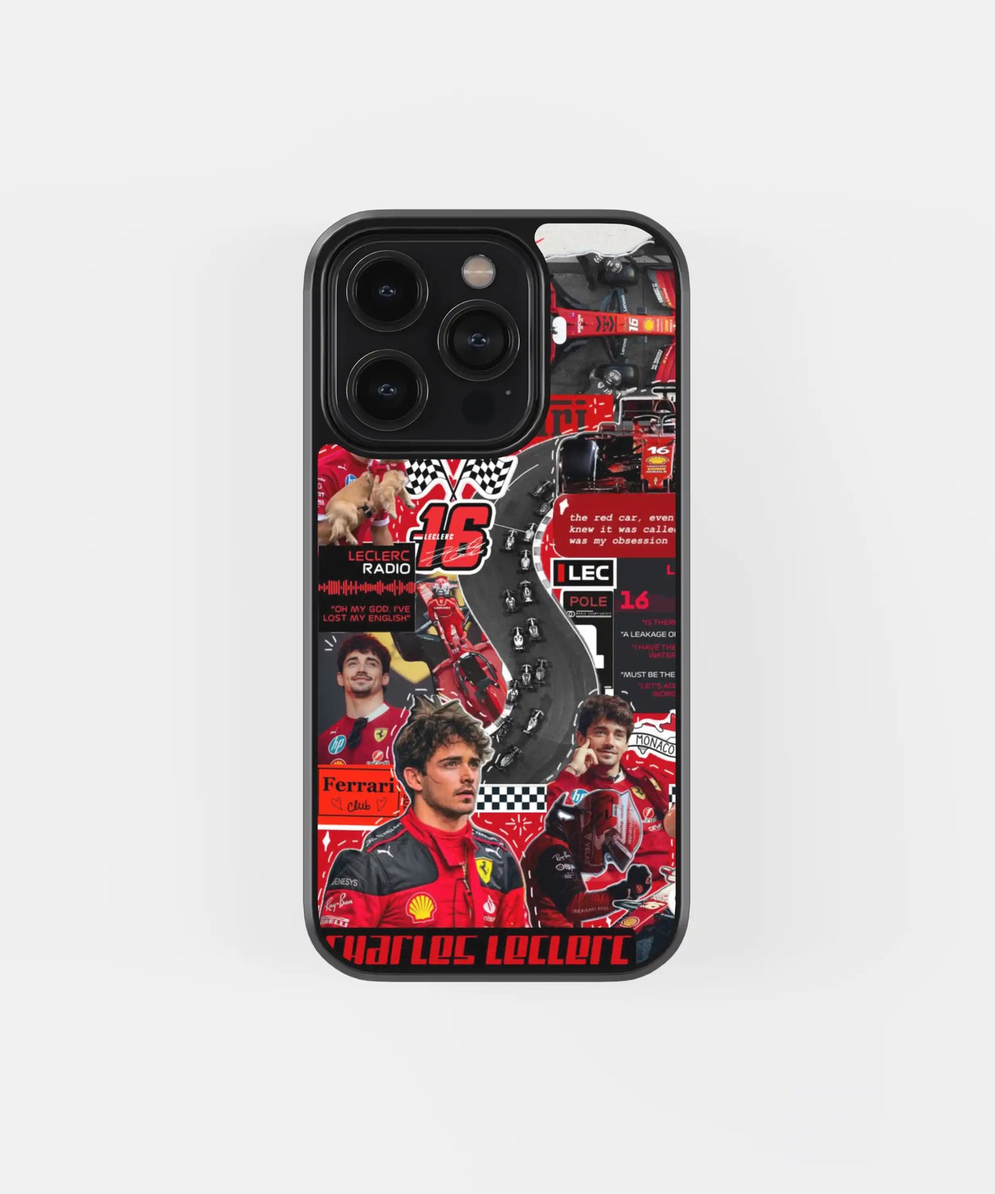 Charles Leclerc F1 Collage