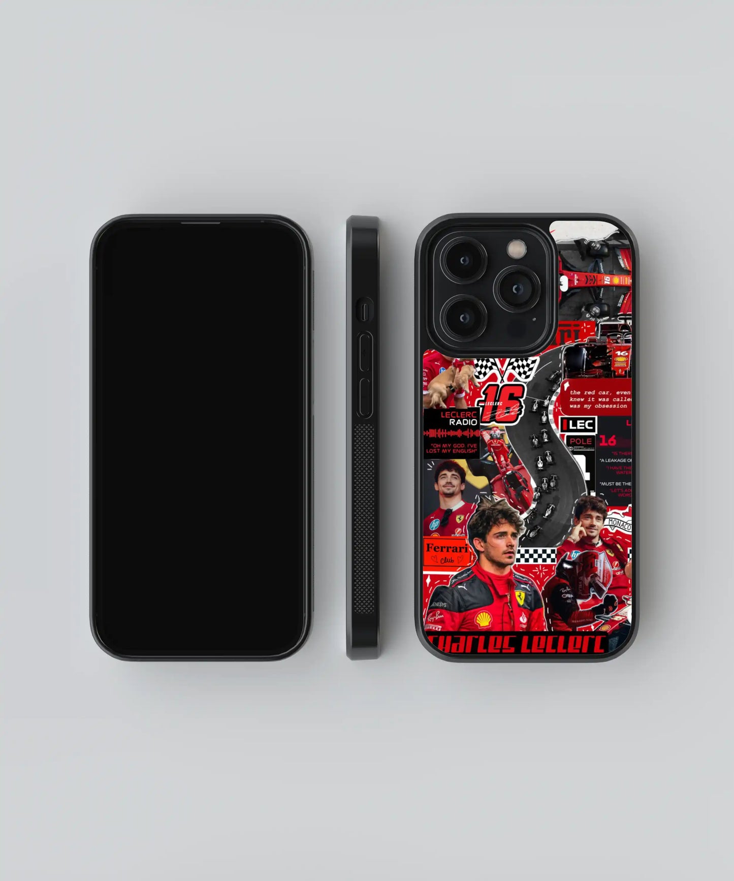 Charles Leclerc F1 Collage