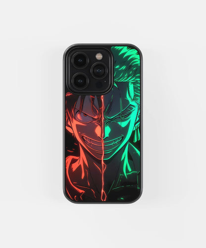 One Piece - Luffy vs Zoro Neón