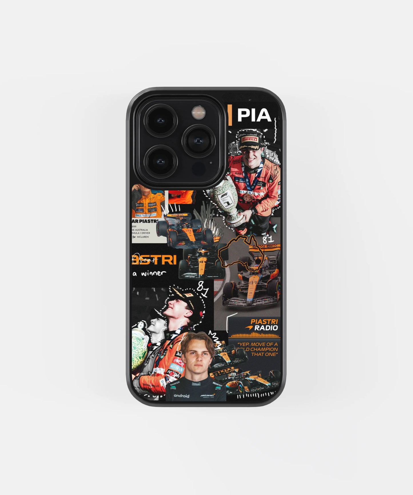 Oscar Piastri F1 Collage